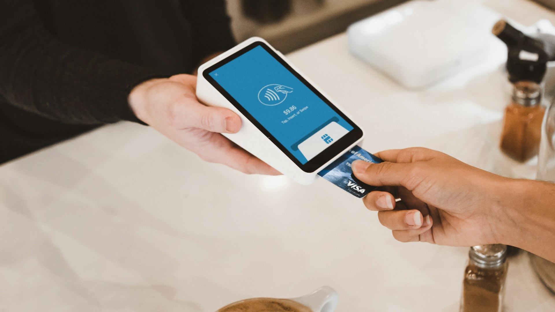 Modern retail office environment